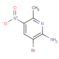 150935-62-9 3-bromo-6-methyl-5-nitropyridin-2-amine chemical structure