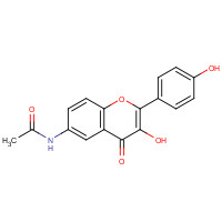 1187016-69-8 N-[3-hydroxy-2-(4-hydroxyphenyl)-4-oxochromen-6-yl]acetamide chemical structure