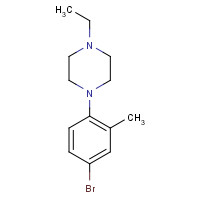 1092500-84-9 1-(4-bromo-2-methylphenyl)-4-ethylpiperazine chemical structure