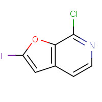 1326713-75-0 7-chloro-2-iodofuro[2,3-c]pyridine chemical structure