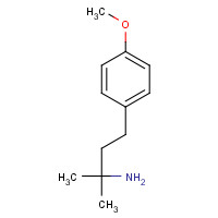 66265-34-7 4-(4-methoxyphenyl)-2-methylbutan-2-amine chemical structure