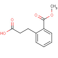 81329-74-0 3-(2-methoxycarbonylphenyl)propanoic acid chemical structure