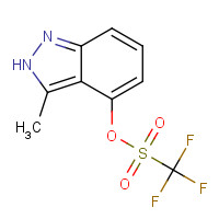 848678-69-3 (3-methyl-2H-indazol-4-yl) trifluoromethanesulfonate chemical structure