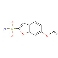 100586-73-0 6-methoxy-1-benzofuran-2-sulfonamide chemical structure