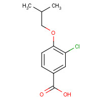 856165-91-8 3-chloro-4-(2-methylpropoxy)benzoic acid chemical structure