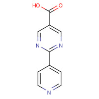 259807-47-1 2-pyridin-4-ylpyrimidine-5-carboxylic acid chemical structure