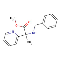 630133-01-6 methyl 2-(benzylamino)-2-pyridin-2-ylpropanoate chemical structure