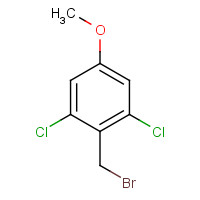 94278-70-3 2-(bromomethyl)-1,3-dichloro-5-methoxybenzene chemical structure
