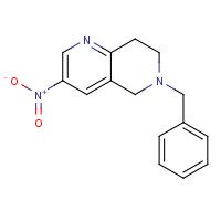 214699-24-8 6-benzyl-3-nitro-7,8-dihydro-5H-1,6-naphthyridine chemical structure