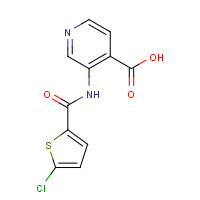 929214-66-4 3-[(5-chlorothiophene-2-carbonyl)amino]pyridine-4-carboxylic acid chemical structure