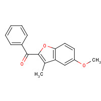 303145-44-0 (5-methoxy-3-methyl-1-benzofuran-2-yl)-phenylmethanone chemical structure