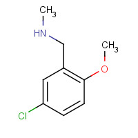 823188-85-8 1-(5-chloro-2-methoxyphenyl)-N-methylmethanamine chemical structure