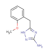 502685-70-3 5-[(2-methoxyphenyl)methyl]-1H-1,2,4-triazol-3-amine chemical structure