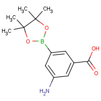 1009094-73-8 3-amino-5-(4,4,5,5-tetramethyl-1,3,2-dioxaborolan-2-yl)benzoic acid chemical structure
