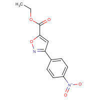 370848-42-3 ethyl 3-(4-nitrophenyl)-1,2-oxazole-5-carboxylate chemical structure