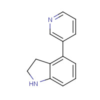 90679-16-6 4-pyridin-3-yl-2,3-dihydro-1H-indole chemical structure