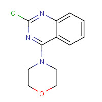 39213-05-3 4-(2-chloroquinazolin-4-yl)morpholine chemical structure
