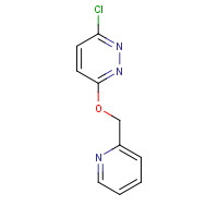 33583-11-8 3-chloro-6-(pyridin-2-ylmethoxy)pyridazine chemical structure