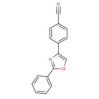 934609-94-6 4-(2-phenyl-1,3-oxazol-4-yl)benzonitrile chemical structure