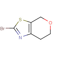 1093107-56-2 2-bromo-6,7-dihydro-4H-pyrano[4,3-d][1,3]thiazole chemical structure