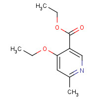 111974-39-1 ethyl 4-ethoxy-6-methylpyridine-3-carboxylate chemical structure