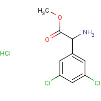 1137447-08-5 methyl 2-amino-2-(3,5-dichlorophenyl)acetate;hydrochloride chemical structure