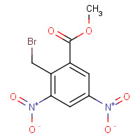 153754-31-5 methyl 2-(bromomethyl)-3,5-dinitrobenzoate chemical structure
