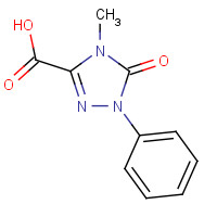 1368893-06-4 4-methyl-5-oxo-1-phenyl-1,2,4-triazole-3-carboxylic acid chemical structure