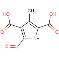 79754-38-4 5-formyl-3-methyl-1H-pyrrole-2,4-dicarboxylic acid chemical structure