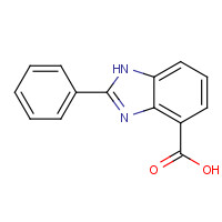 66630-72-6 2-phenyl-1H-benzimidazole-4-carboxylic acid chemical structure