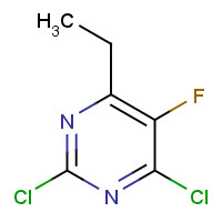 137234-85-6 2,4-dichloro-6-ethyl-5-fluoropyrimidine chemical structure