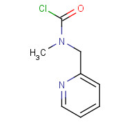 1447450-67-0 N-methyl-N-(pyridin-2-ylmethyl)carbamoyl chloride chemical structure