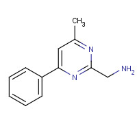 944902-65-2 (4-methyl-6-phenylpyrimidin-2-yl)methanamine chemical structure