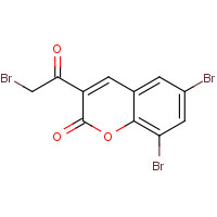 106578-20-5 6,8-dibromo-3-(2-bromoacetyl)chromen-2-one chemical structure