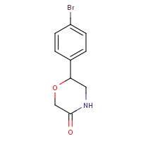 1368418-27-2 6-(4-bromophenyl)morpholin-3-one chemical structure