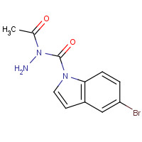 1610800-96-8 N-acetyl-5-bromoindole-1-carbohydrazide chemical structure