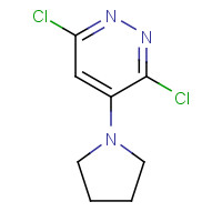 21415-33-8 3,6-dichloro-4-pyrrolidin-1-ylpyridazine chemical structure