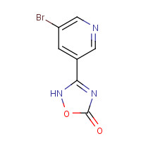 1323919-93-2 3-(5-bromopyridin-3-yl)-2H-1,2,4-oxadiazol-5-one chemical structure