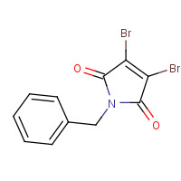 91026-00-5 1-benzyl-3,4-dibromopyrrole-2,5-dione chemical structure