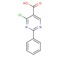 343349-20-2 4-chloro-2-phenylpyrimidine-5-carboxylic acid chemical structure