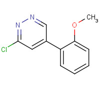 749257-55-4 3-chloro-5-(2-methoxyphenyl)pyridazine chemical structure
