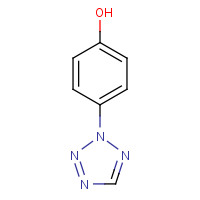 64001-12-3 4-(tetrazol-2-yl)phenol chemical structure