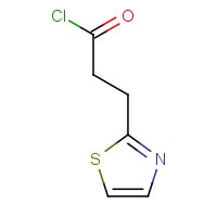 1001185-54-1 3-(1,3-thiazol-2-yl)propanoyl chloride chemical structure