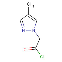 1001567-69-6 2-(4-methylpyrazol-1-yl)acetyl chloride chemical structure