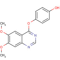 347157-31-7 4-(6,7-dimethoxyquinazolin-4-yl)oxyphenol chemical structure