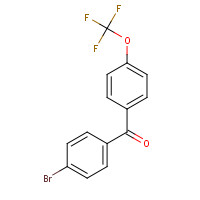 34367-36-7 (4-bromophenyl)-[4-(trifluoromethoxy)phenyl]methanone chemical structure