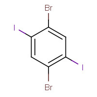 63262-06-6 1,4-dibromo-2,5-diiodobenzene chemical structure