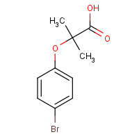 7472-69-7 2-(4-bromophenoxy)-2-methylpropanoic acid chemical structure