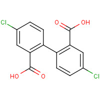 54389-65-0 2-(2-carboxy-4-chlorophenyl)-5-chlorobenzoic acid chemical structure