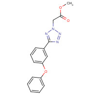 1305320-60-8 methyl 2-[5-(3-phenoxyphenyl)tetrazol-2-yl]acetate chemical structure